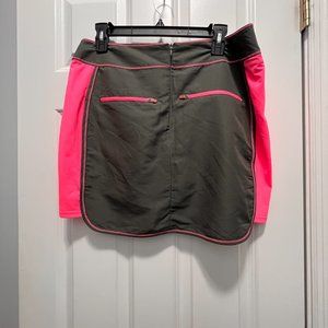Antigua Women's Skort in Olive and Pink